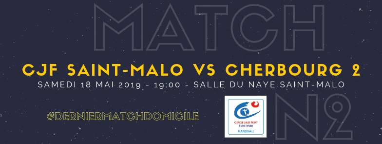 annonce MATCH N2 / CJF VS CHERBOURG